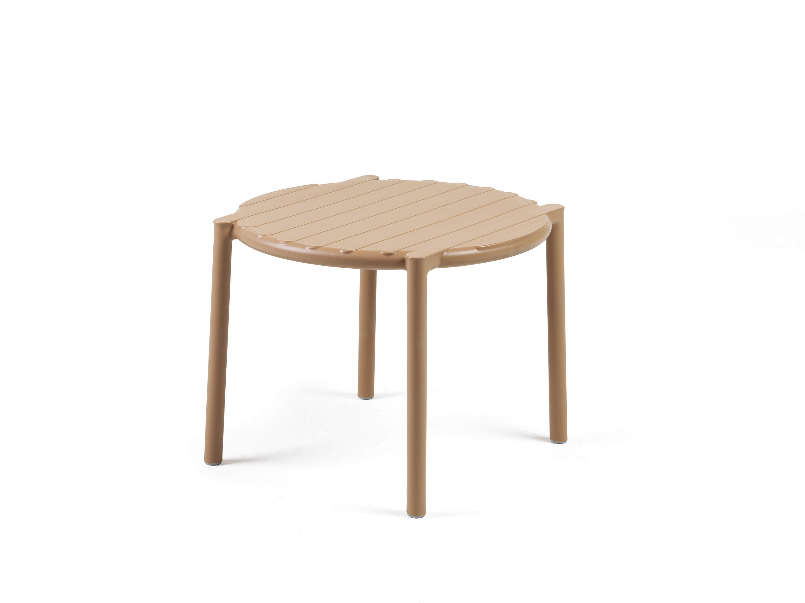 Nardi Beistelltsich DOGA BISTROT cappuccino - Recyclebarer Kunststoff. - UV-beständiges fiberglass-Polypropylen