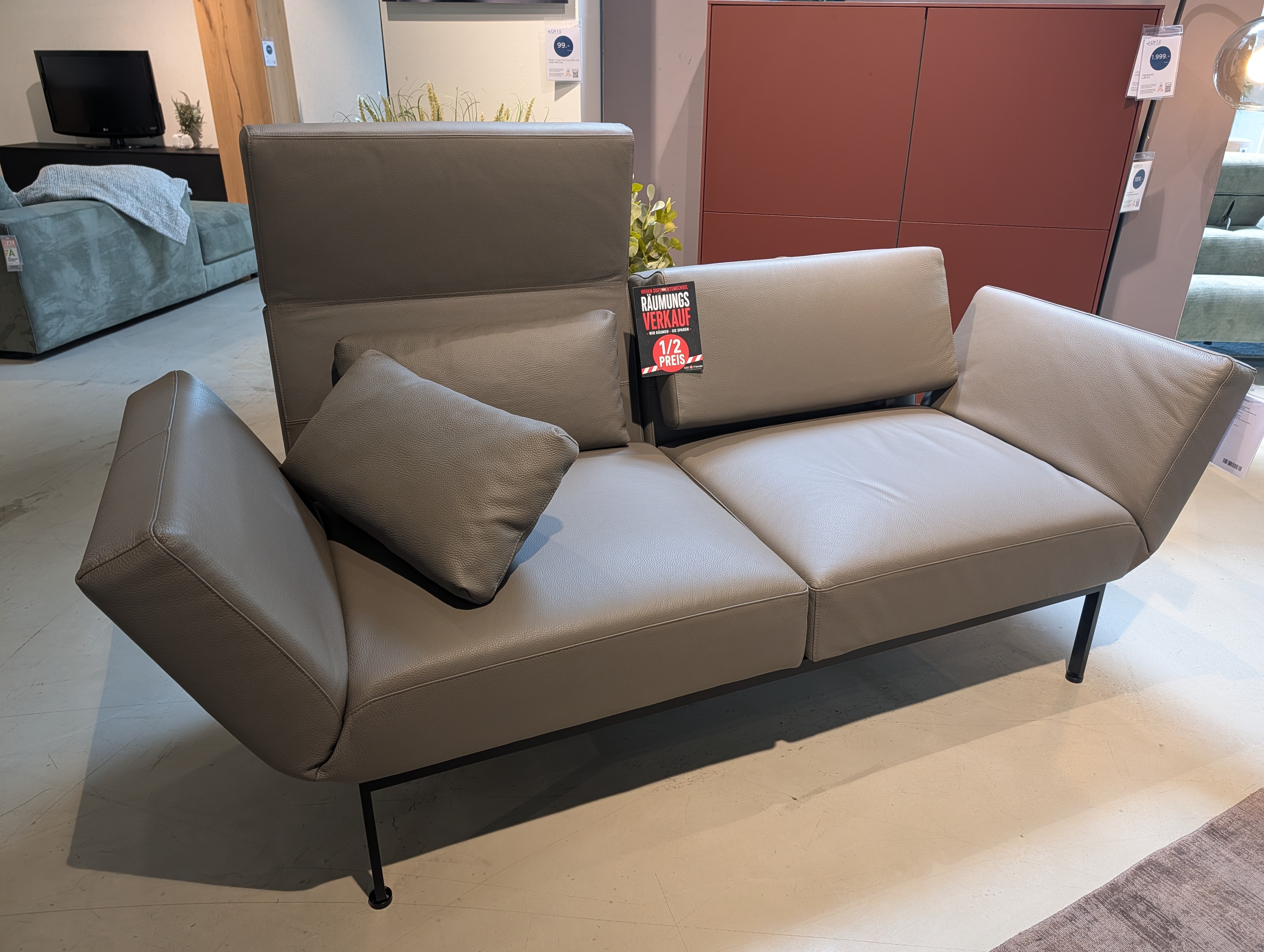 Brühl Roro spring Sofa-2  - AUSSTELLUNGSSTÜCK
