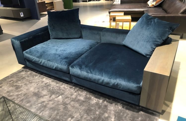 Tommy M Wohnlandschaft T-Sarapis X Juke Royal Blue 253 x 96 cm
