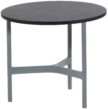 Cane-line Couchtisch klein Twist dunkelgrau 45 x 37 cm