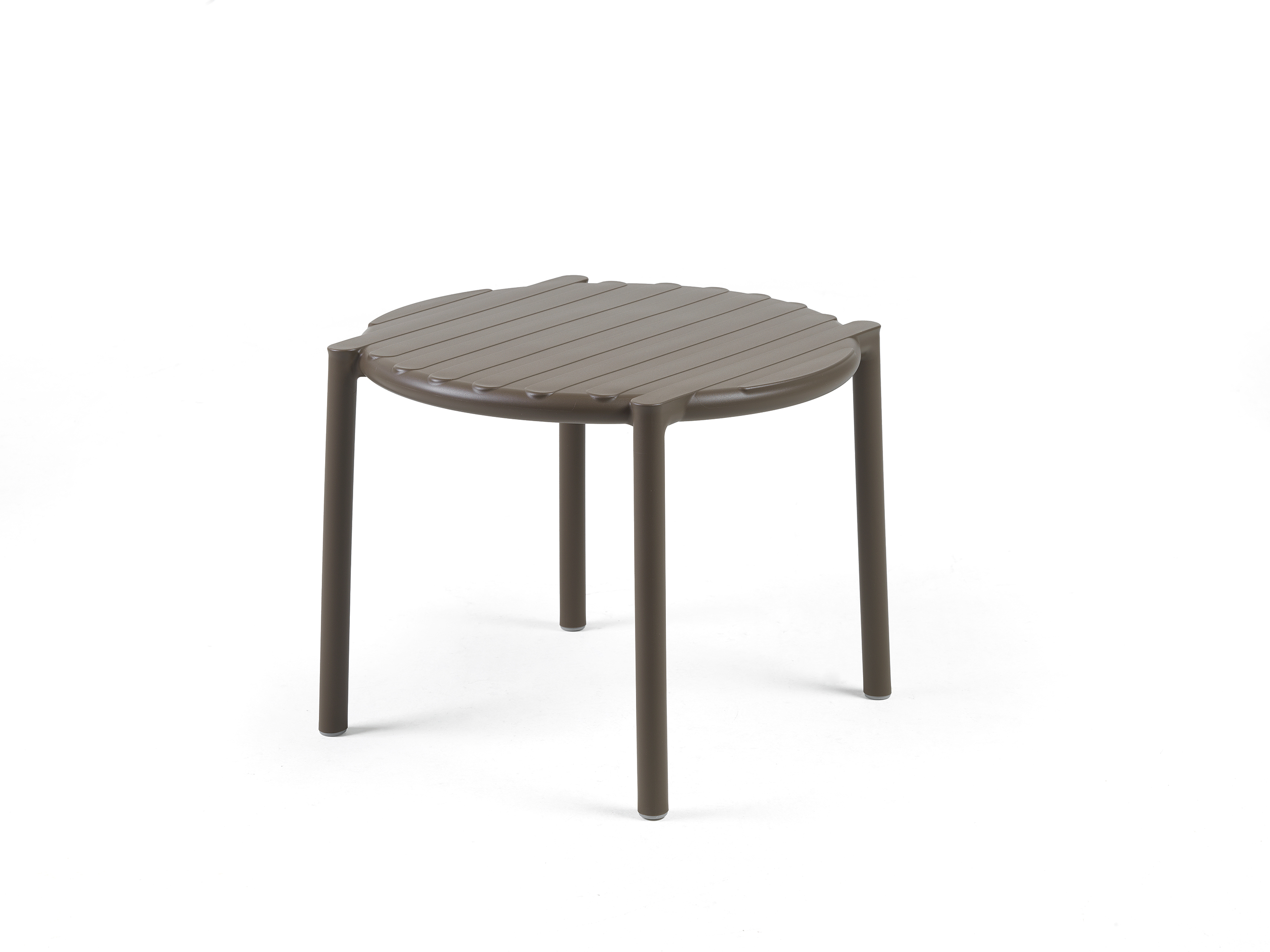 Nardi Beistelltisch DOGA BISTROT tabacco - braun - Recyclebarer Kunststoff. - UV-beständiges fiberglass-Polypropylen