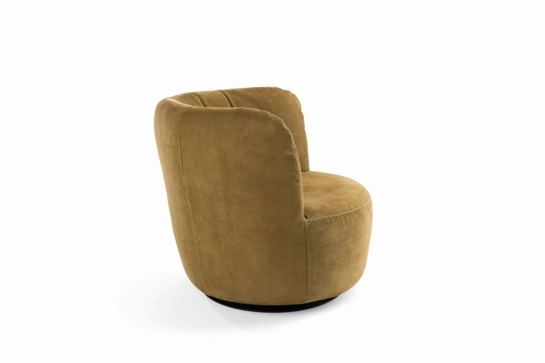 bullfrog Sessel Donna, Nubukleder Alpaca Curry, 1119-145 2600/08