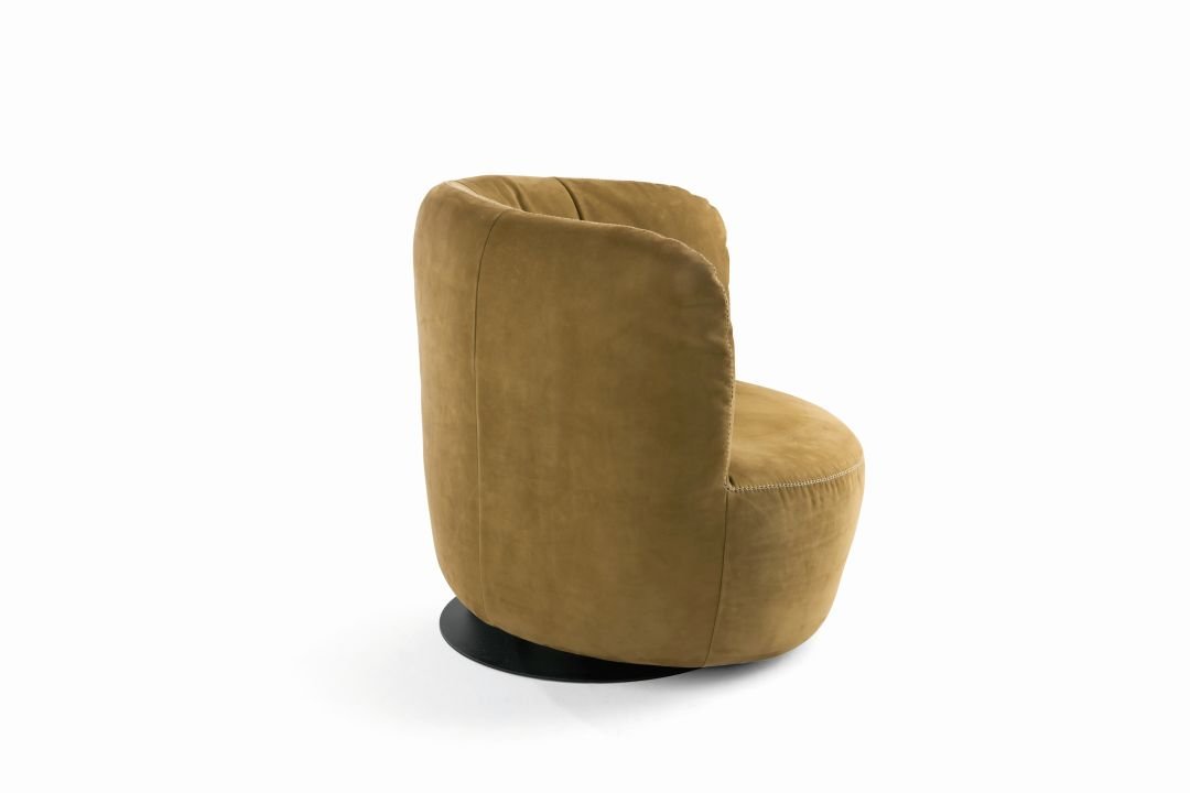 bullfrog Sessel Donna, Nubukleder Alpaca Curry, 1119-145 2600/08