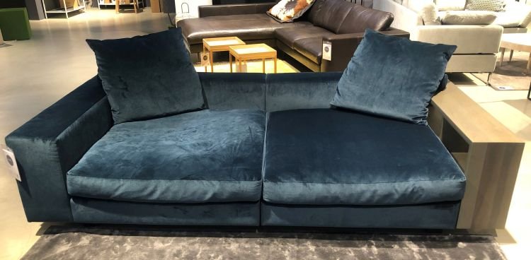 Tommy M Wohnlandschaft T-Sarapis X Juke Royal Blue 253 x 96 cm