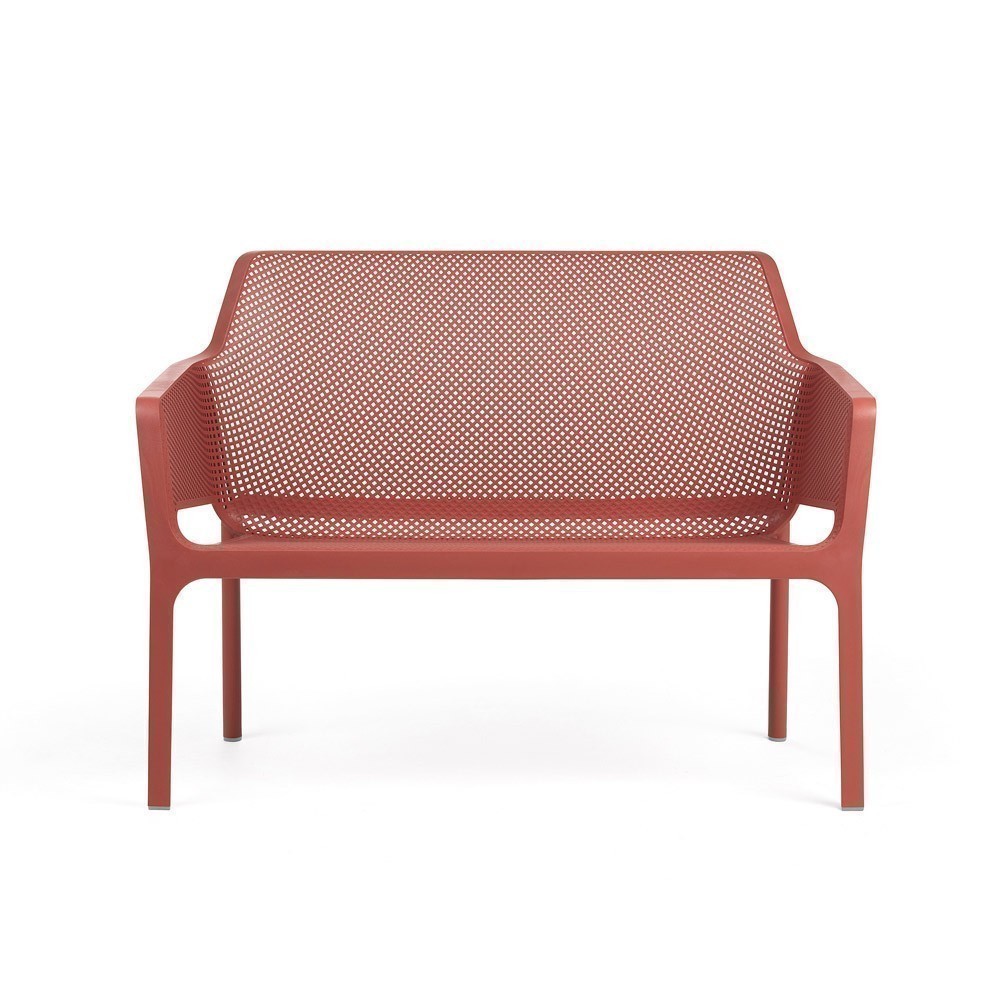 Nardi Bank NET  corallo - rot - UV-beständiges fiberglass-Polypropylen